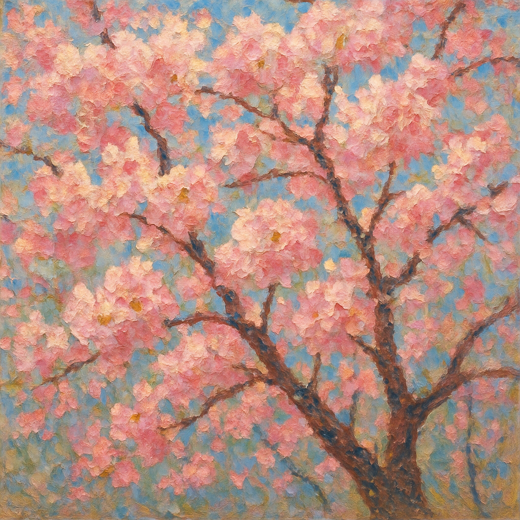 Cherry blossoms impressionist - OpenAI DALL-E